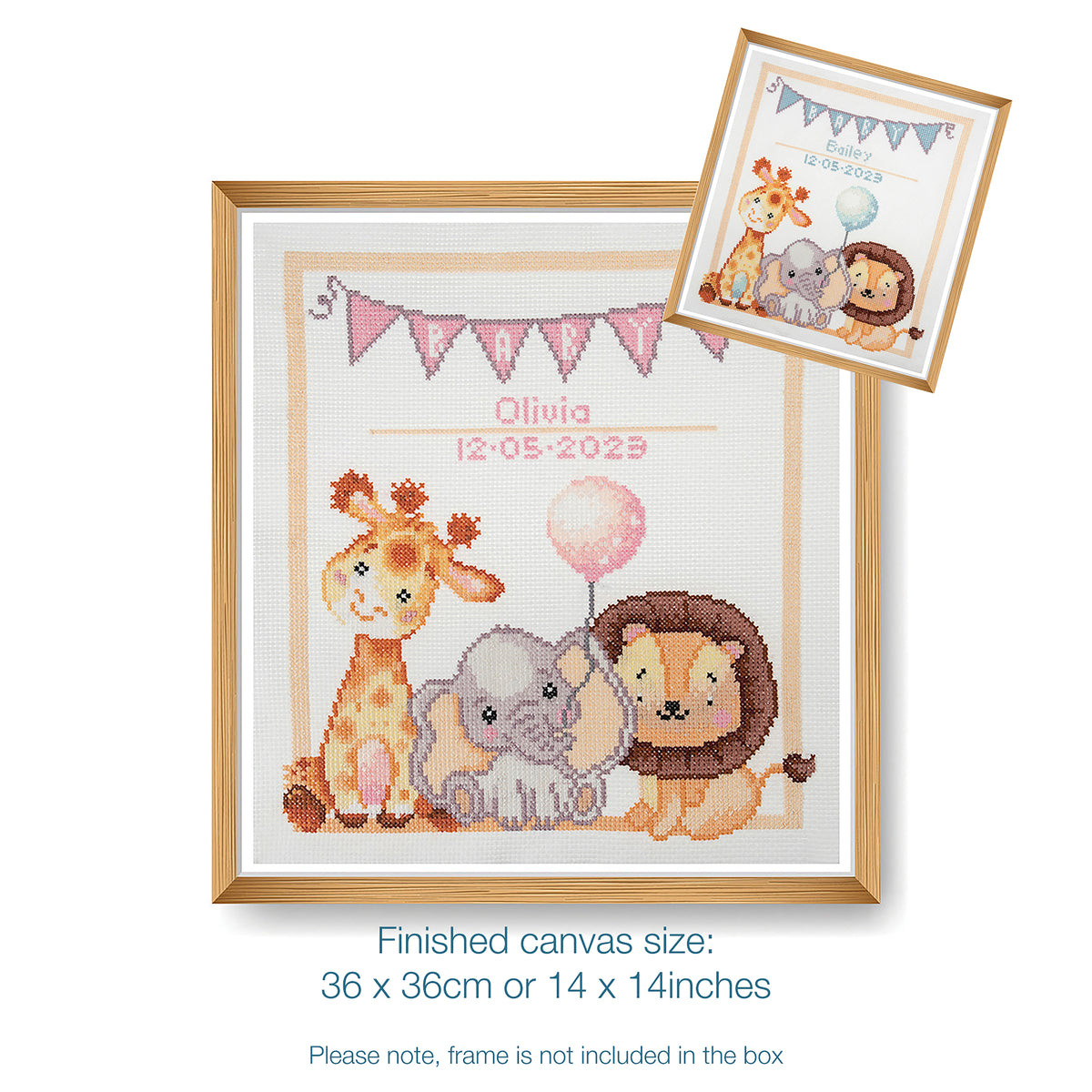 Baby design counted cross stitch kit