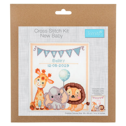 Baby design counted cross stitch kit