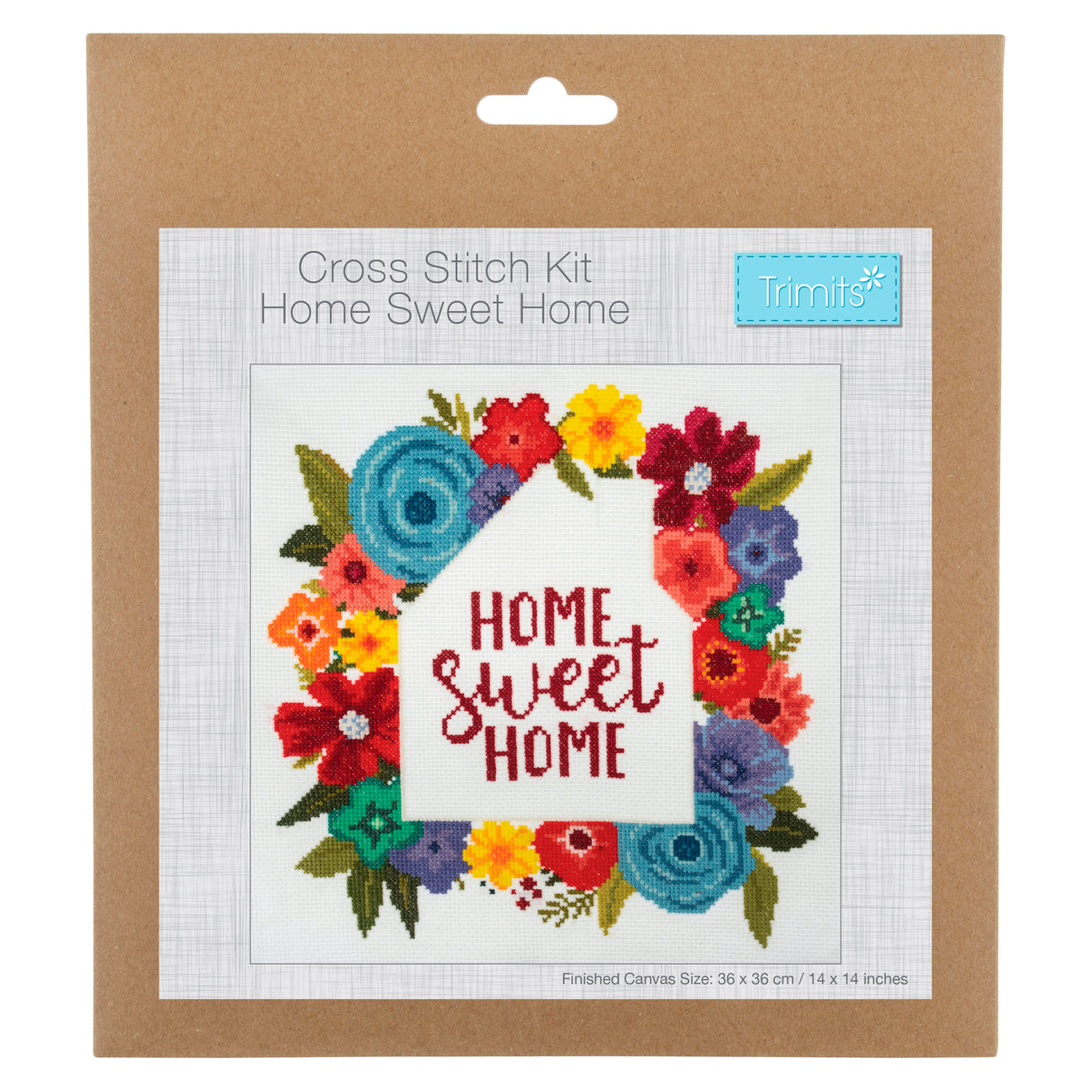 Home Sweet Home counted cross stitch kit