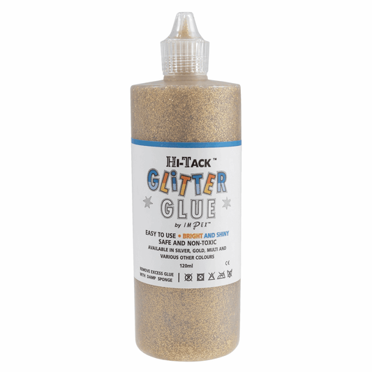 Trimits Hi-Tack Glitter Glue - Gold 120ml
