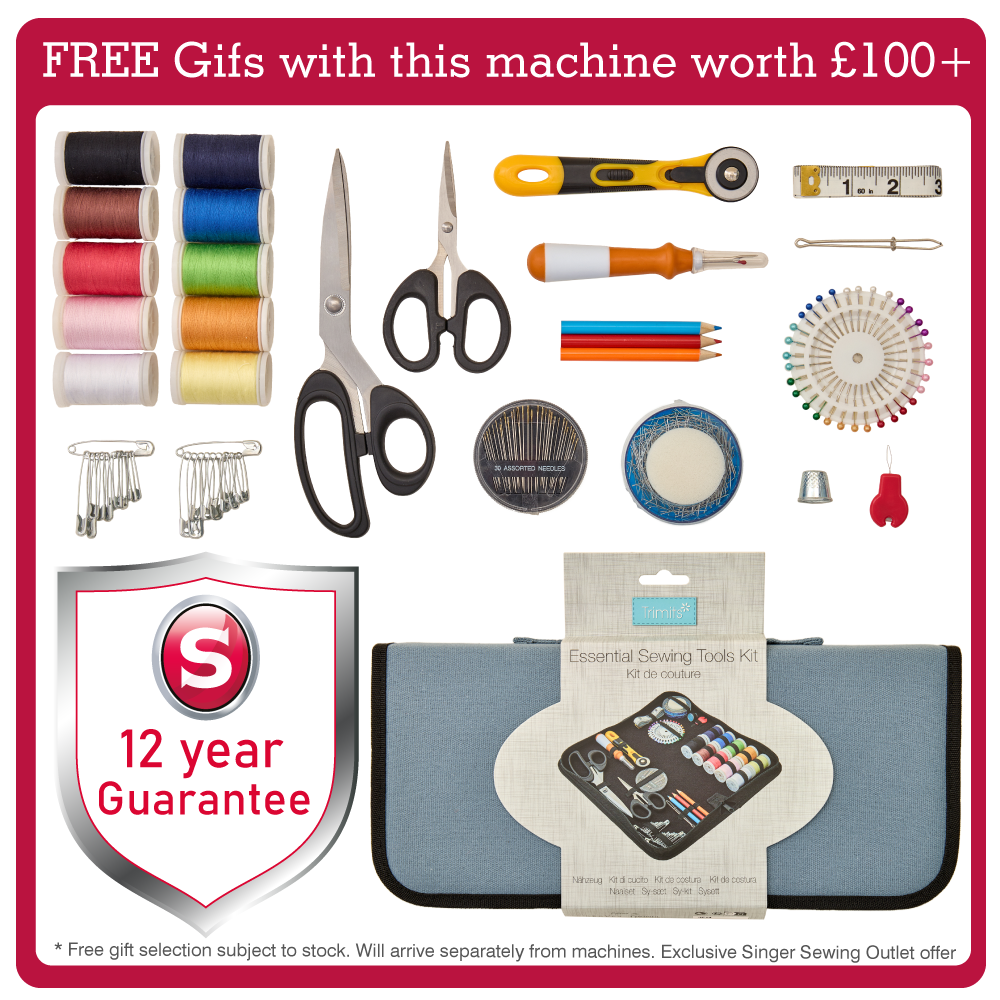 Free Gifts with 12 year extended machine guarantee offer