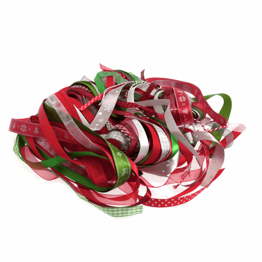 Trimits Mixed Christmas Ribbon Bag - 50m (25 x 2m cut lengths)