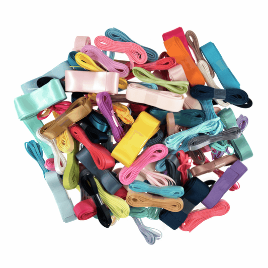 Trimits Plain Ribbon Bundle (Pack of 100)