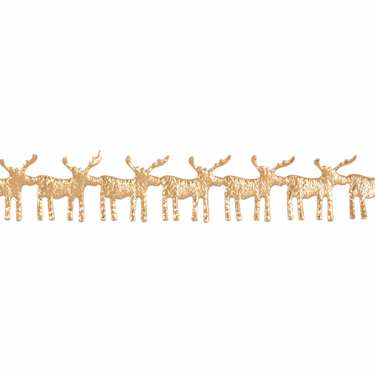 Trimits Metallic Christmas Reindeer Trim - 20 meters