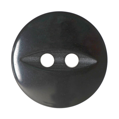 Hemline Buttons 16.25mm Style A - Card of 5 - Black