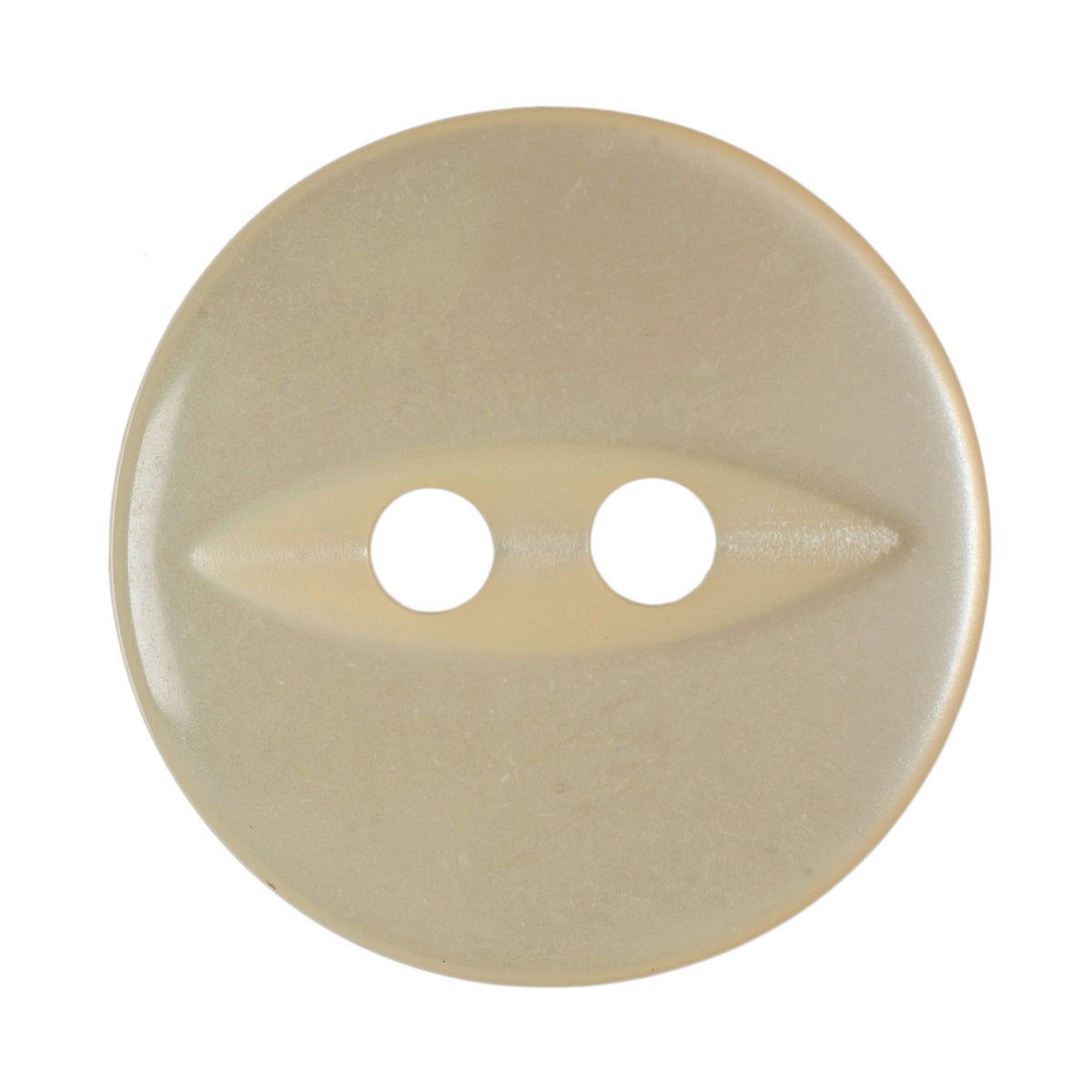 Hemline Buttons 16.25mm Style A - Card of 5 - Cream