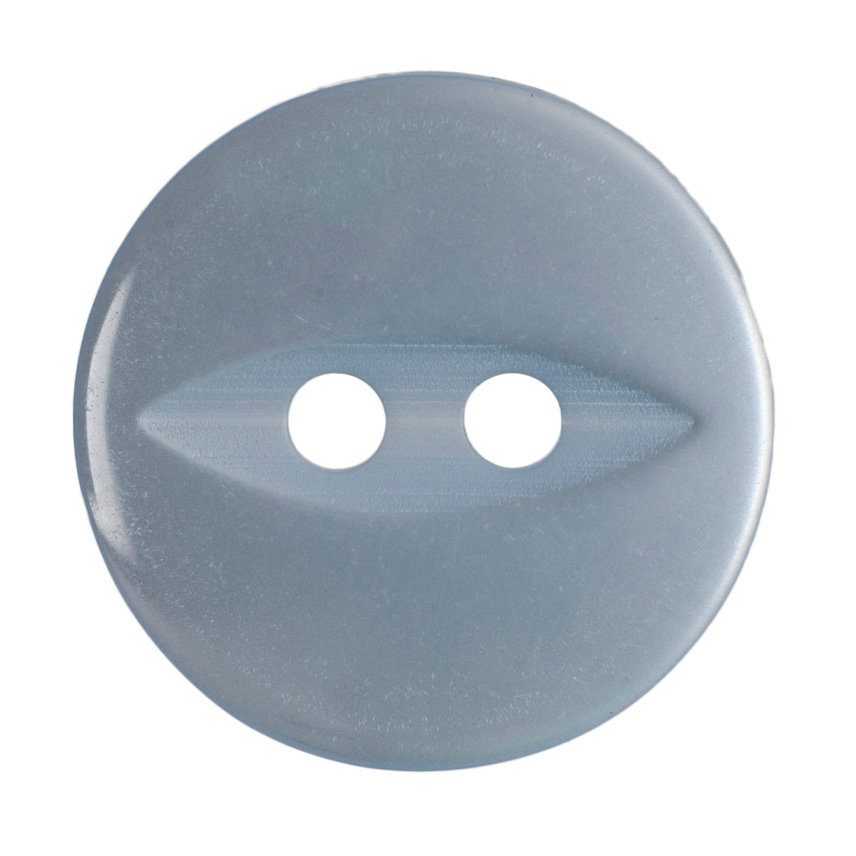 Hemline Buttons 16.25mm Style A - Card of 5 - Baby Blue
