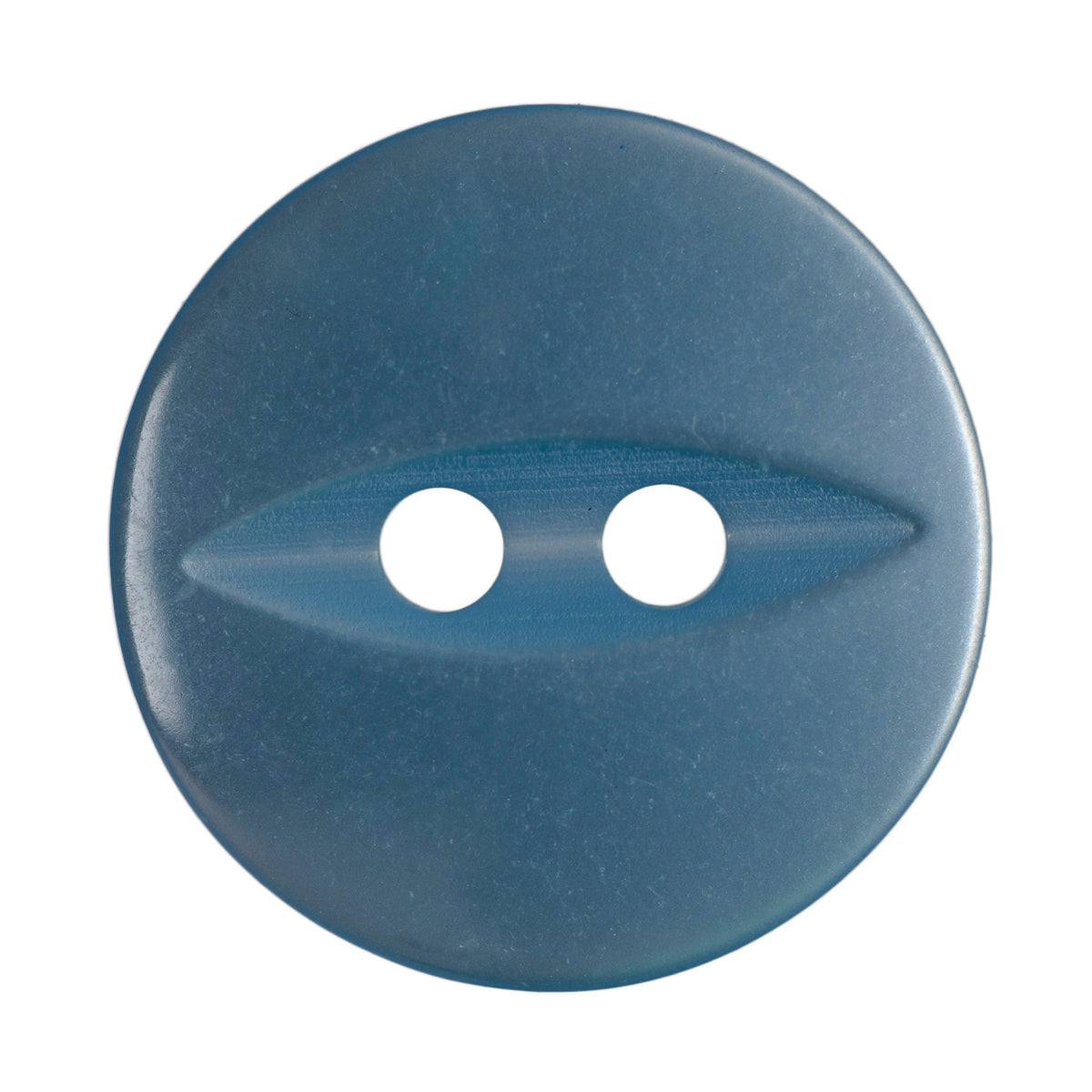 Hemline Buttons 16.25mm Style A - Card of 5 - Sky Blue