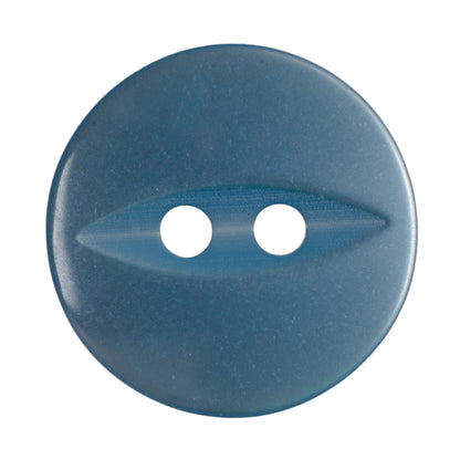 Hemline Buttons 16.25mm Style A - Card of 5 - Sky Blue
