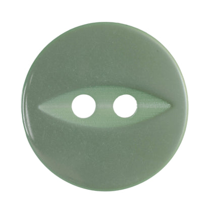 Hemline Buttons 16.25mm Style A - Card of 5 - Lime Green