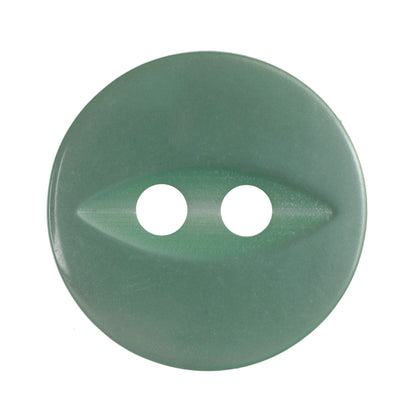 Hemline Buttons 16.25mm Style A - Card of 5 - Turquoise