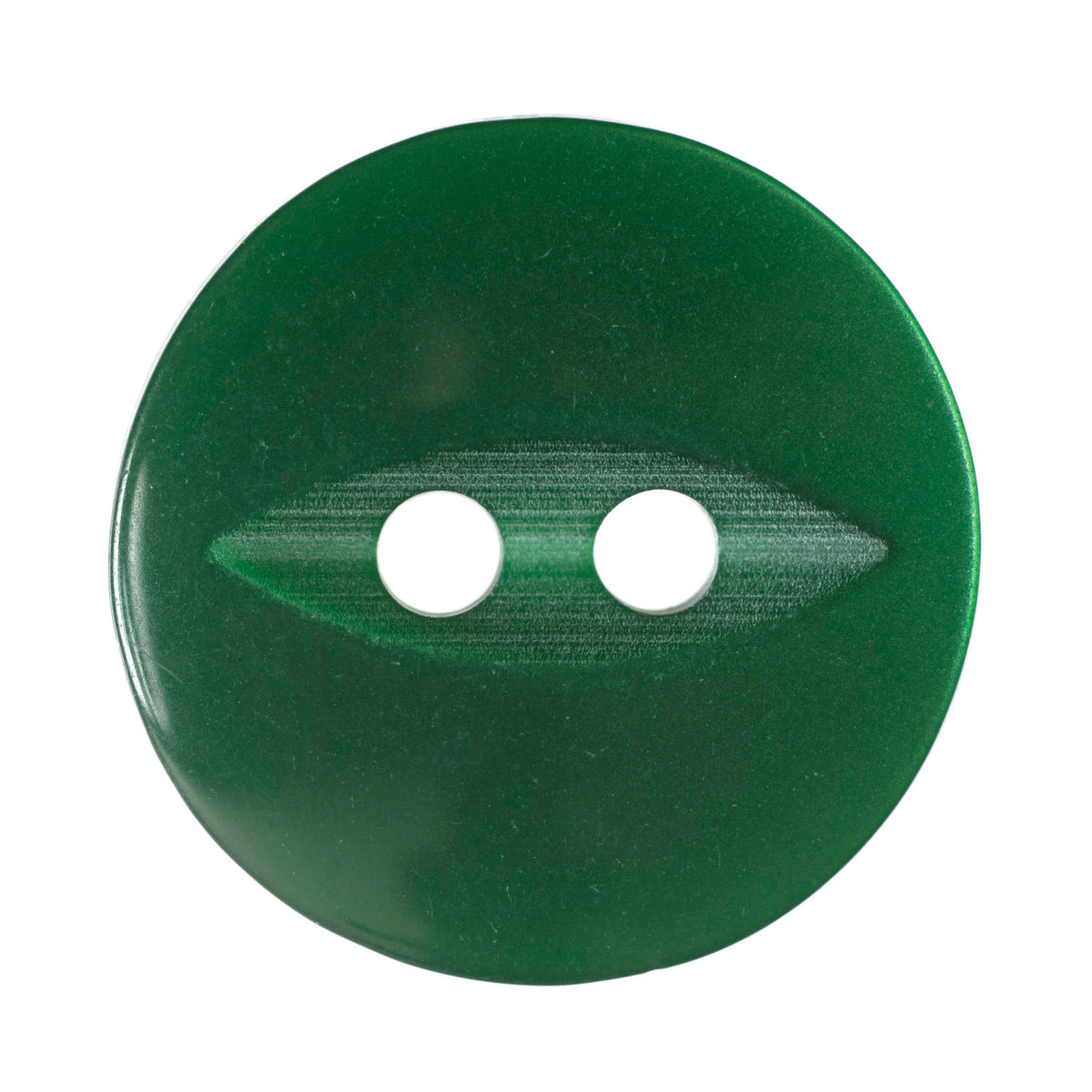Hemline Buttons 16.25mm Style A - Card of 5 - Emerald