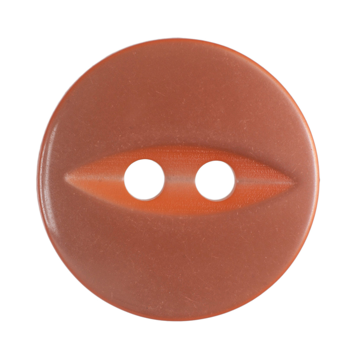 Hemline Buttons 16.25mm Style A - Card of 5 - Orange