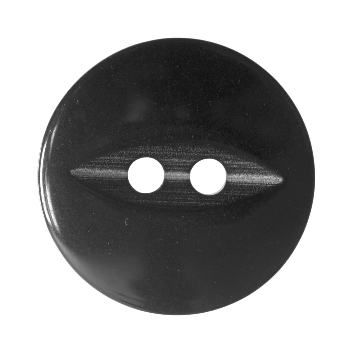 Hemline Buttons 18.75mm Style A - Card of 4 - Black