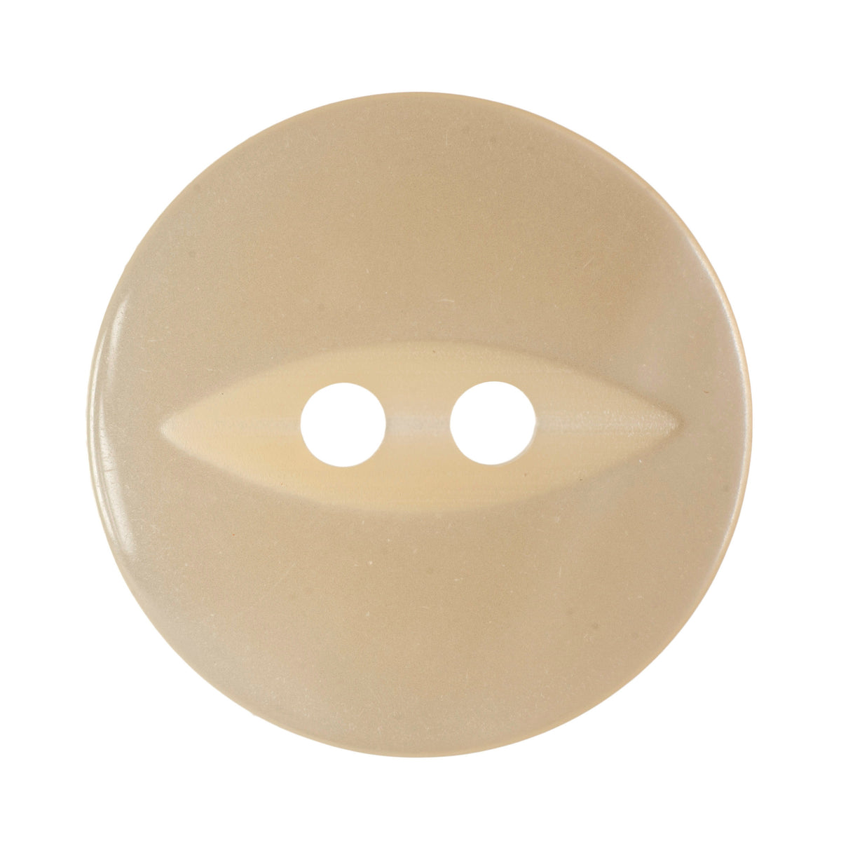 Hemline Buttons 18.75mm Style A - Card of 4 - Cream