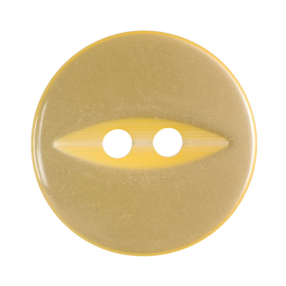 Hemline Buttons 18.75mm Style A - Card of 4 - Yellow