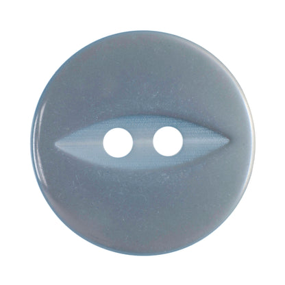Hemline Buttons 18.75mm Style A - Card of 4 - Baby Blue