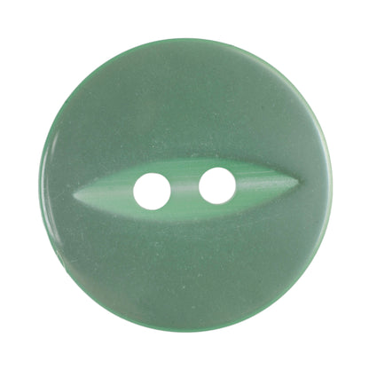 Hemline Buttons 18.75mm Style A - Card of 4 - Lime Green