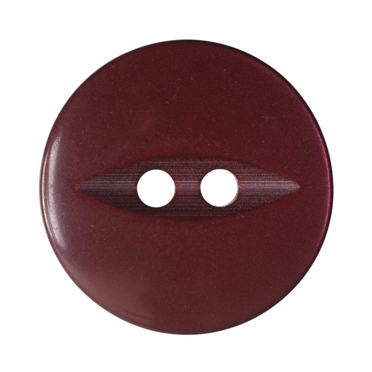 Hemline Buttons 18.75mm Style A - Card of 4 - Wine