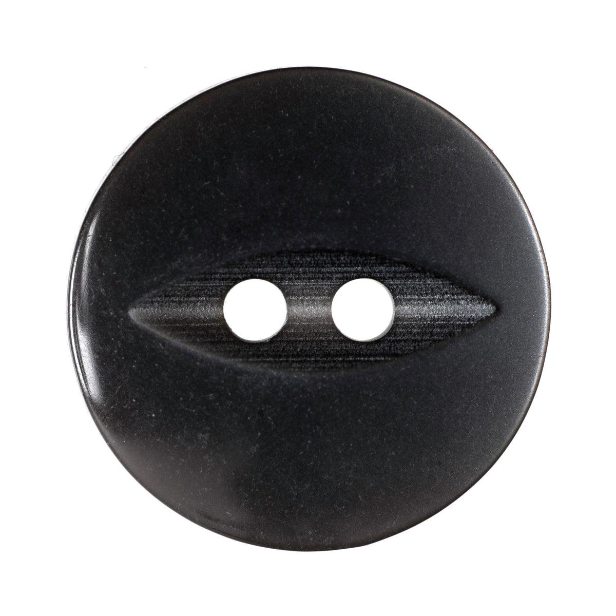 Hemline Buttons 18.75mm Style A - Card of 4 - Grey