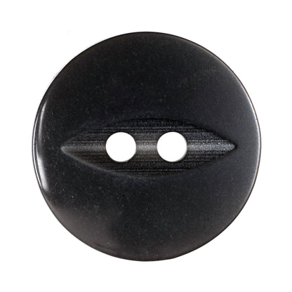 Hemline Buttons 18.75mm Style A - Card of 4 - Grey