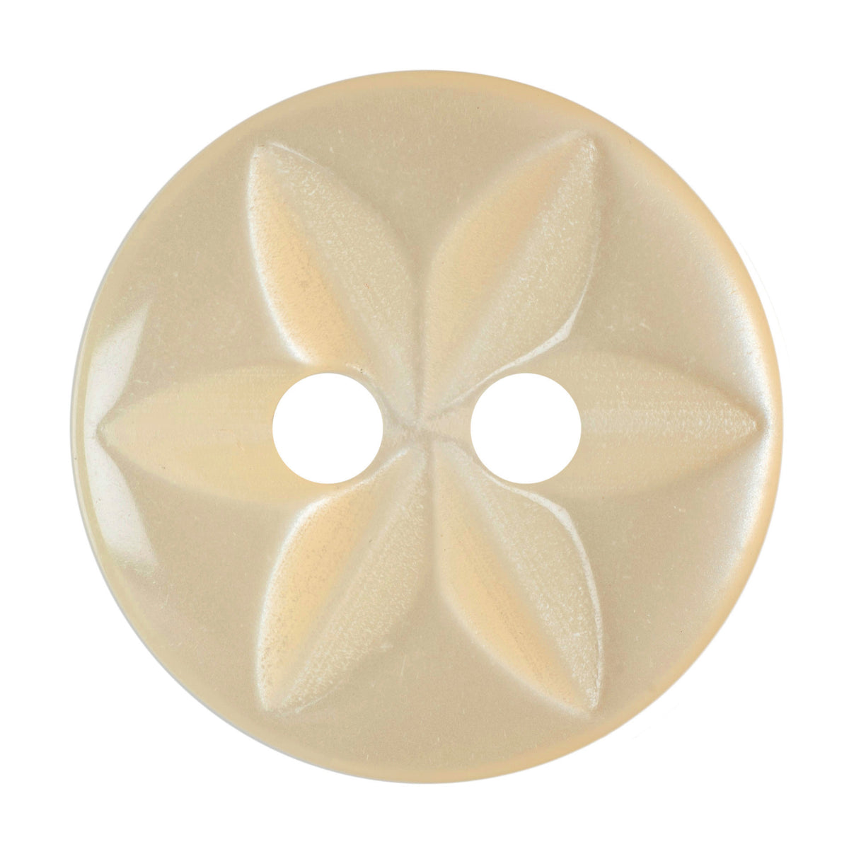 Hemline Buttons 13.75mm - Pack of 8 (Choice of 7) - Cream