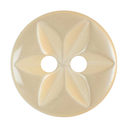 Hemline Buttons 13.75mm - Pack of 8 (Choice of 7) - Cream