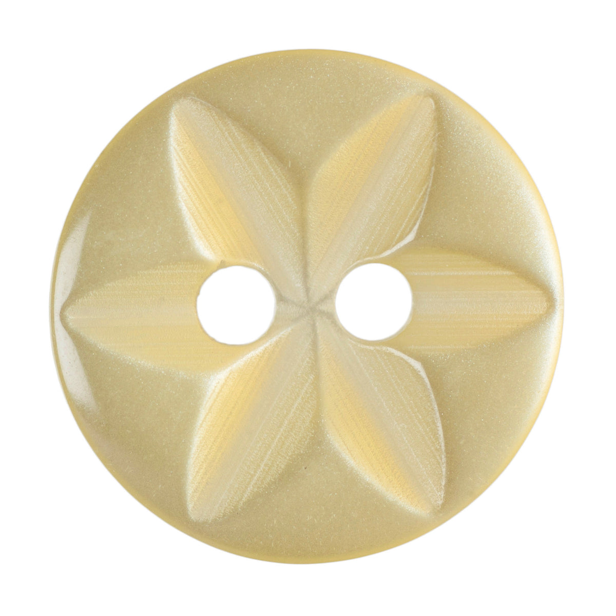 Hemline Buttons 13.75mm - Pack of 8 (Choice of 7) - Yellow