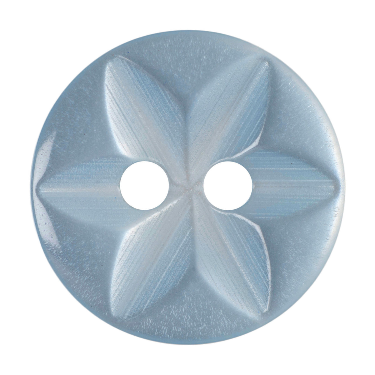 Hemline Buttons 13.75mm - Pack of 8 (Choice of 7) - Baby Blue