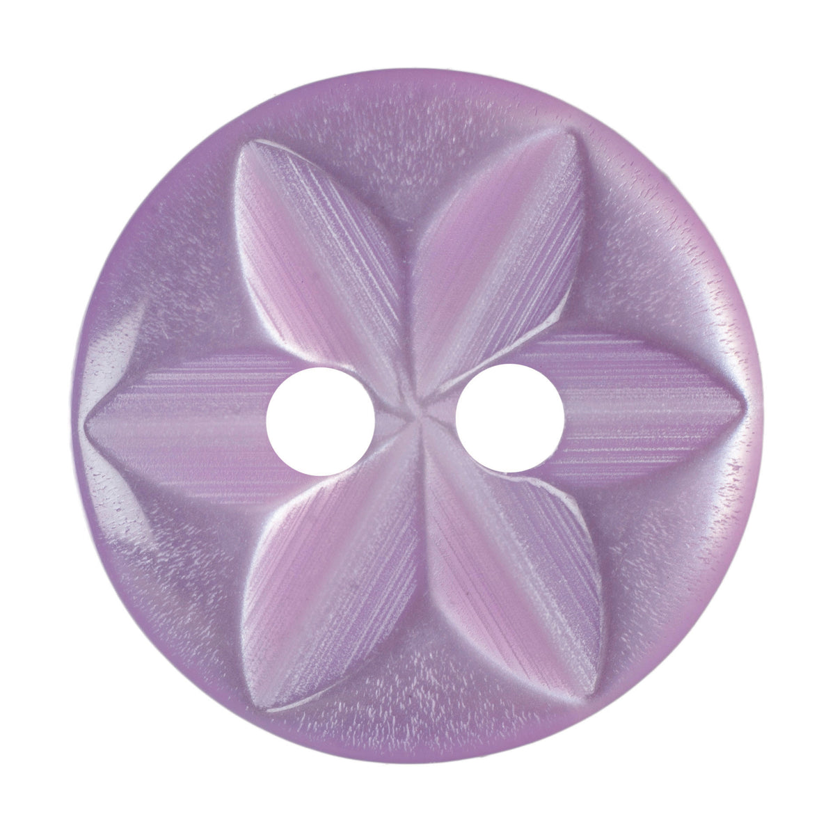 Hemline Buttons 13.75mm - Pack of 8 (Choice of 7) - Lilac