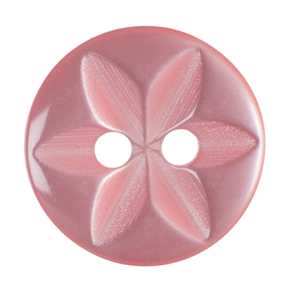 Hemline Buttons 13.75mm - Pack of 8 (Choice of 7) - Pink