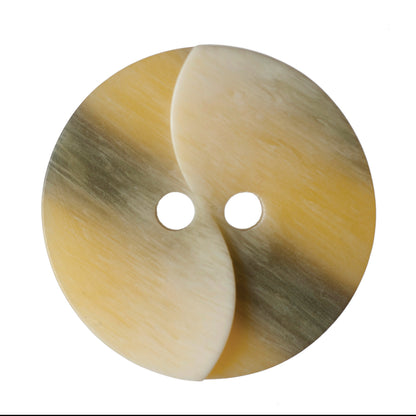 Hemline Buttons 20mm Style C - Card of 4 - Green
