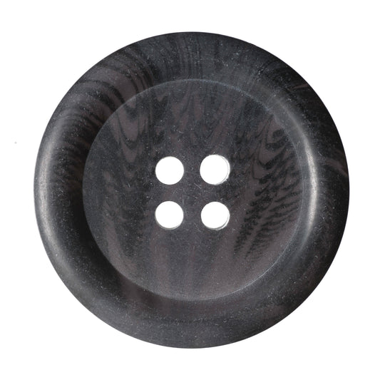 Hemline Buttons 27.5mm - Pack of 2 - Brown 2
