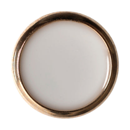 Hemline Buttons 11.25mm - Pack of 5 (Choice of 3) - White