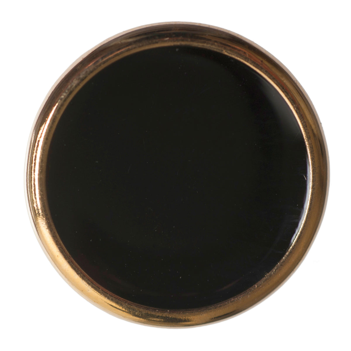 Hemline Buttons 17.5mm Style D - Card of 3 - Black (Style 2)