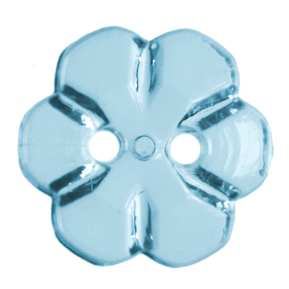 Hemline Buttons 17.5mm Style E - Card of 4 - Royal Blue