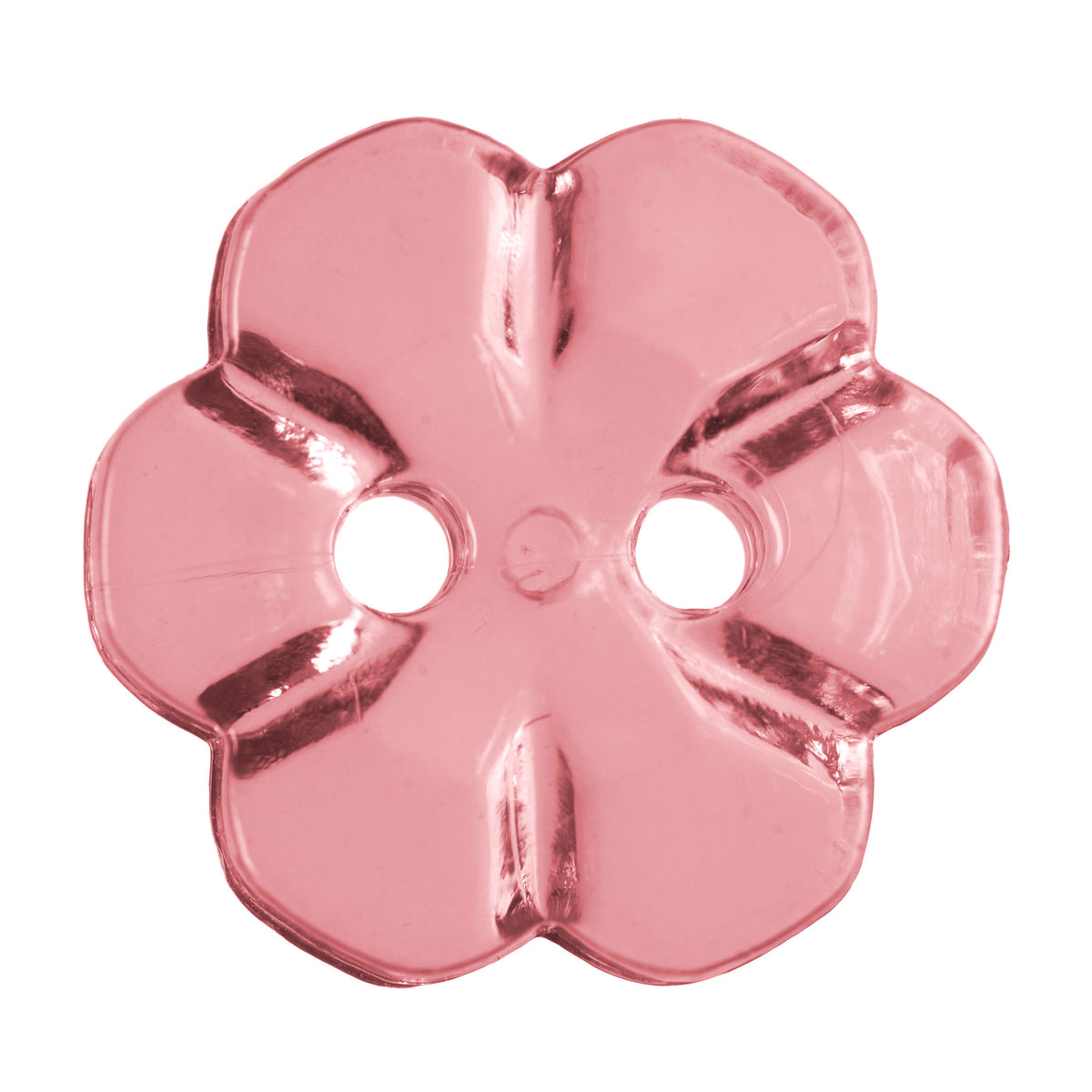 Hemline Buttons 17.5mm Style E - Card of 4 - Hot Pink