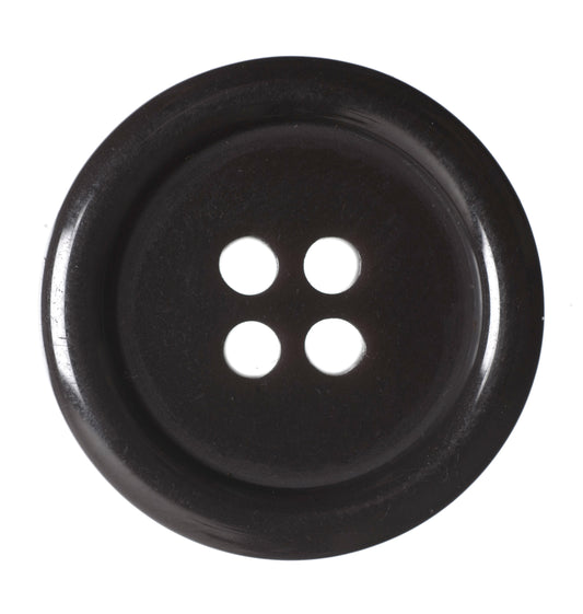 Hemline Buttons 20mm - Pack of 6 - Brown