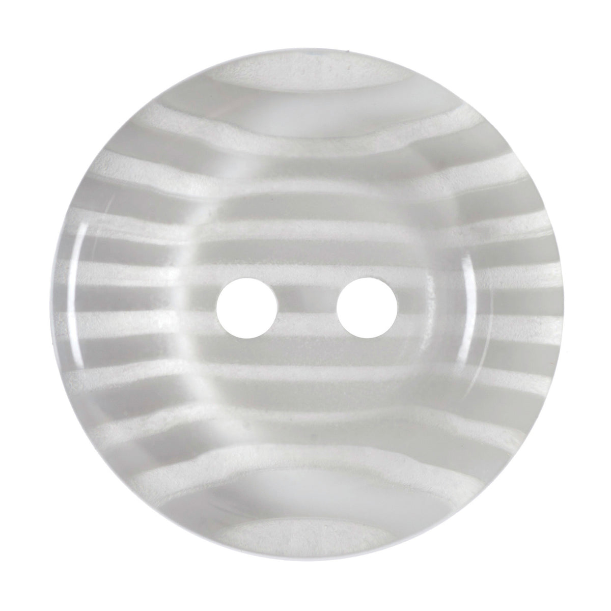 Hemline Buttons 20mm Style E - Card of 3 - White