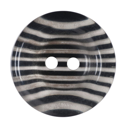 Hemline Buttons 20mm Style E - Card of 3 - Black (Style 2)