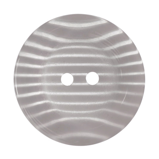 Hemline Buttons 25mm - Pack of 2 - White
