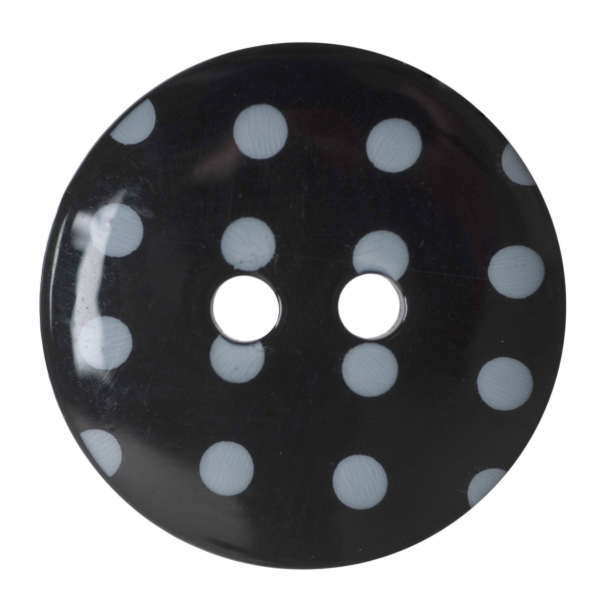 Hemline Buttons 17.5mm Style D - Card of 4 - Black