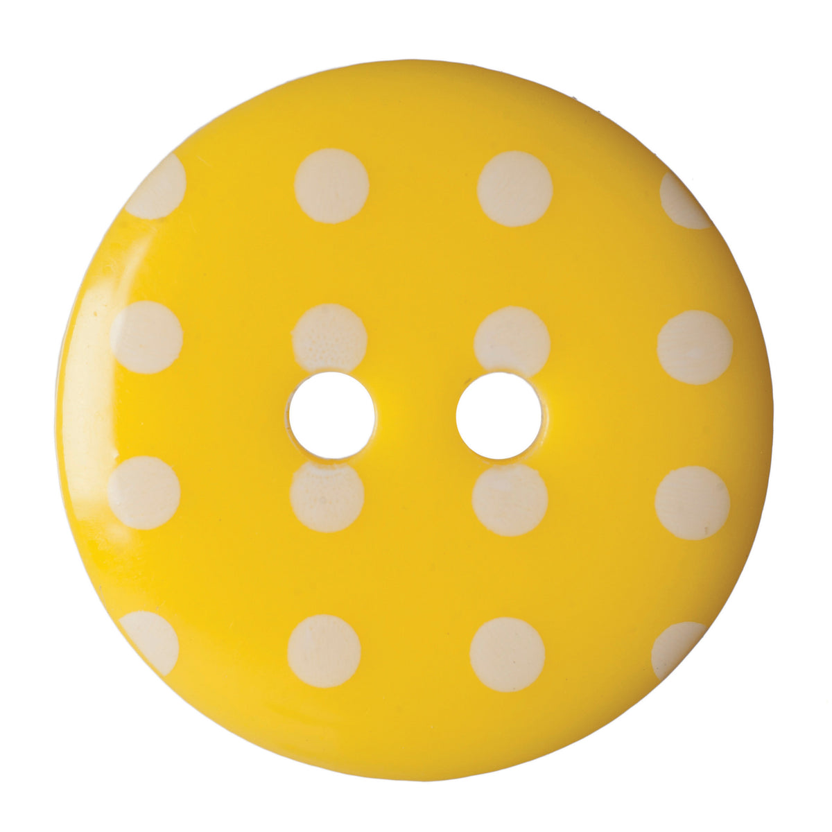 Hemline Buttons 17.5mm Style D - Card of 4 - Yellow
