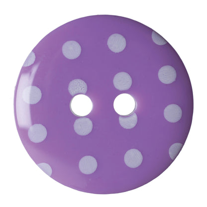 Hemline Buttons 17.5mm Style D - Card of 4 - Lavender