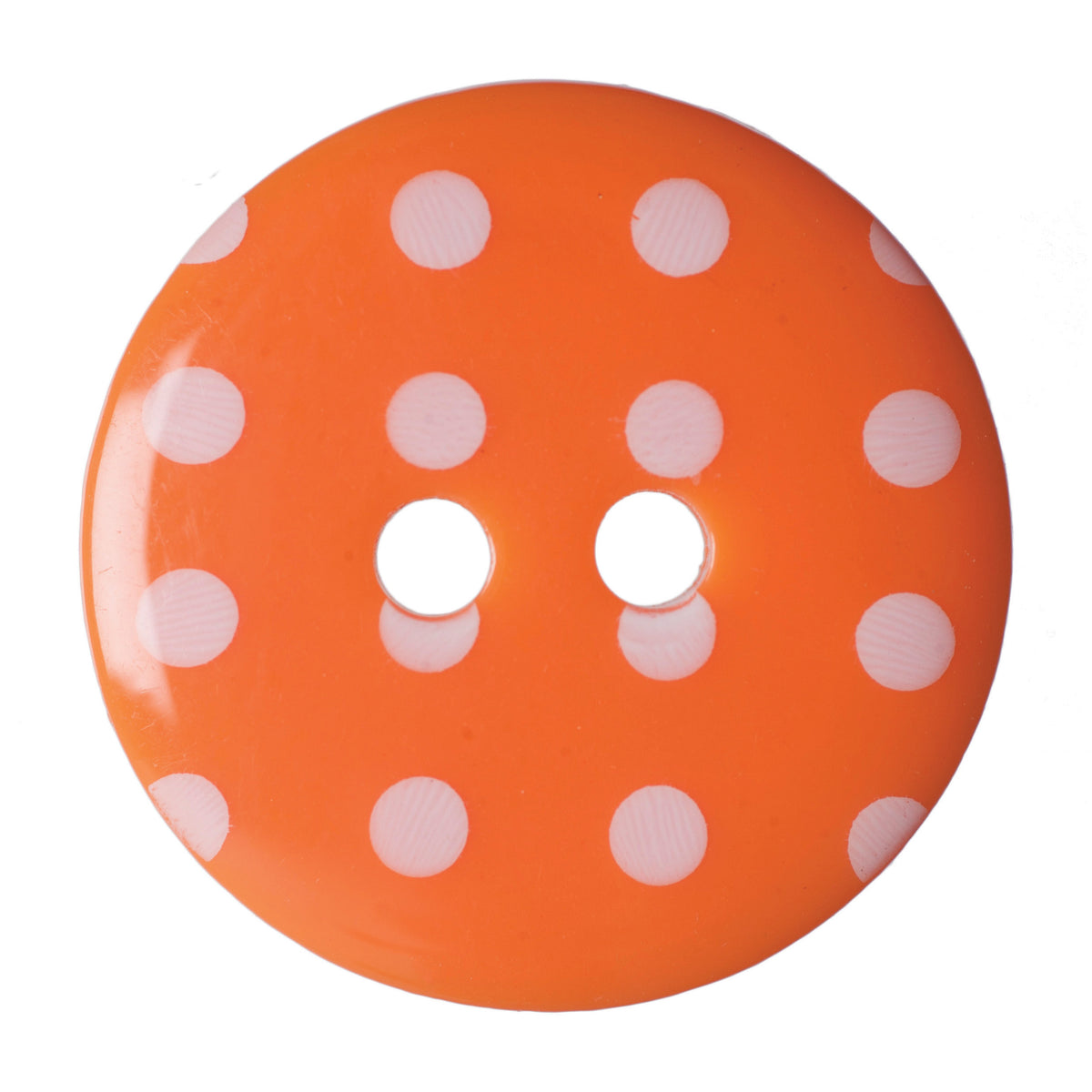 Hemline Buttons 17.5mm Style D - Card of 4 - Orange