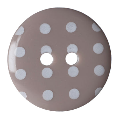 Hemline Buttons 17.5mm Style D - Card of 4 - Grey