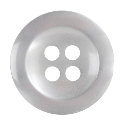 Hemline Buttons 17.5mm Style A - Card of 4 - White