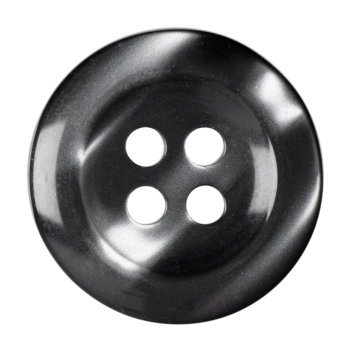 Hemline Buttons 17.5mm Style A - Card of 4 - Smoked
