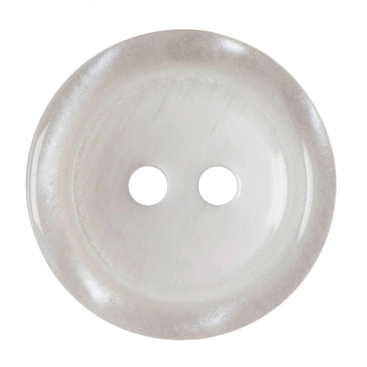 Hemline Coloured Buttons 17.5mm - Pack of 3 - White