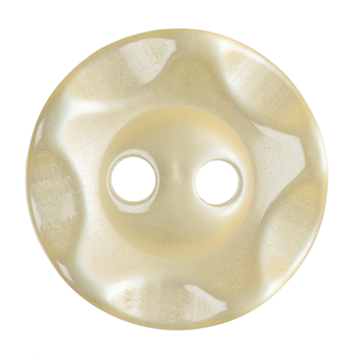 Hemline Buttons 13.75mm - Pack of 6 (Choice of 7) - Yellow